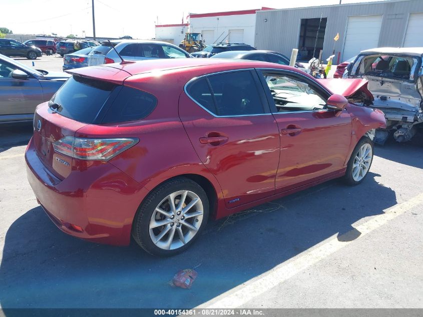 VIN JTHKD5BH7D2123400 2013 Lexus CT, 200H no.4