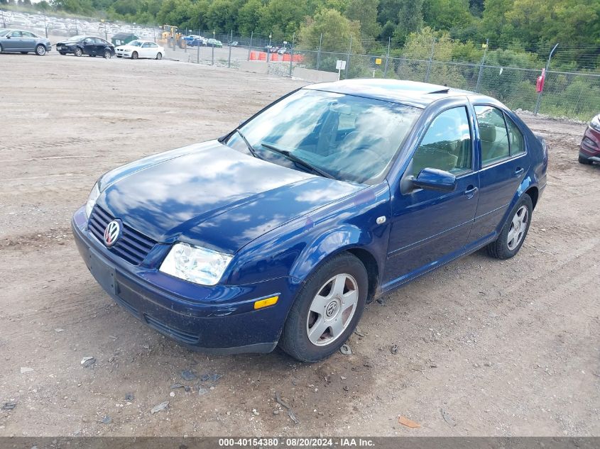 2001 Volkswagen Jetta Gls VIN: 3VWSS29M91M056406 Lot: 40154380