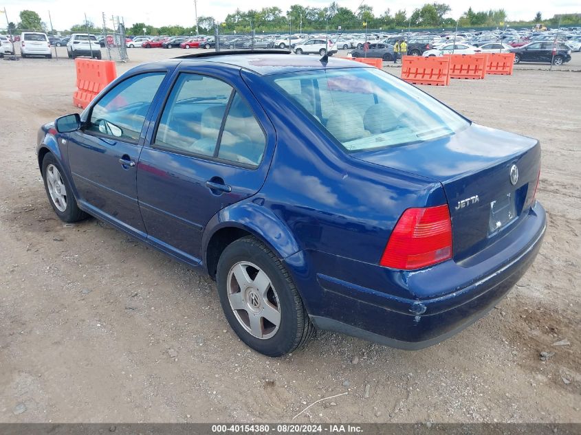 2001 Volkswagen Jetta Gls VIN: 3VWSS29M91M056406 Lot: 40154380