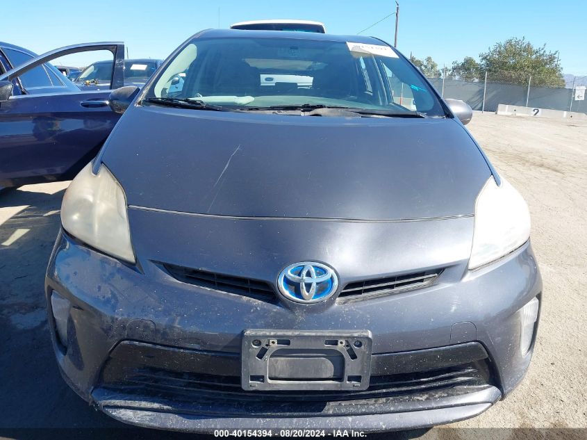 2014 Toyota Prius Two VIN: JTDKN3DUXE1745140 Lot: 40154394