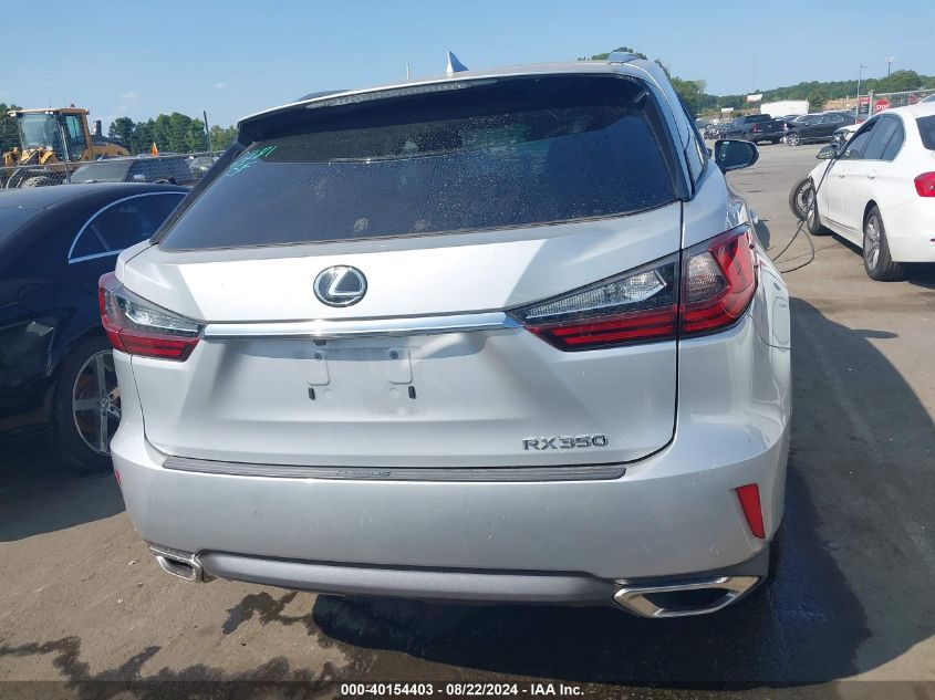 2019 Lexus Rx 350 VIN: 2T2ZZMCAXKC122796 Lot: 40154403