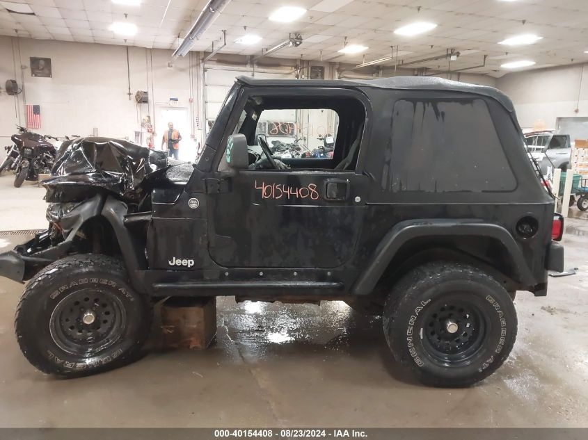 2006 Jeep Wrangler X VIN: 1J4FA39S86P764718 Lot: 40154408