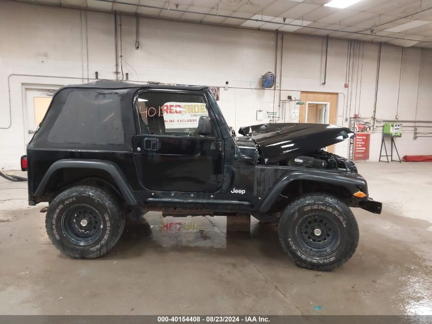 2006 Jeep Wrangler X VIN: 1J4FA39S86P764718 Lot: 40154408