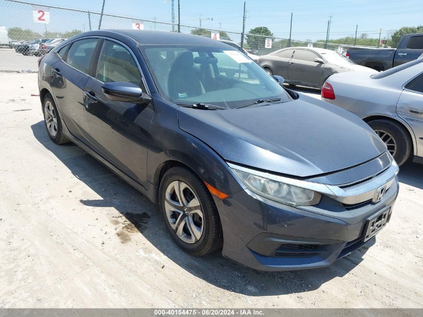 2018 Honda Civic Lx VIN: 19XFC2F51JE022680 Lot: 40154475