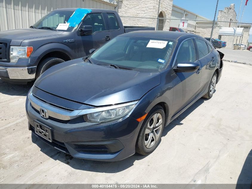 2018 Honda Civic Lx VIN: 19XFC2F51JE022680 Lot: 40154475