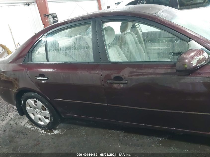 2006 Hyundai Sonata Gl VIN: 5NPET46C96H128870 Lot: 40154482