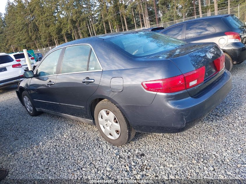 2005 Honda Accord 2.4 Lx VIN: 1HGCM56425A159789 Lot: 40154555