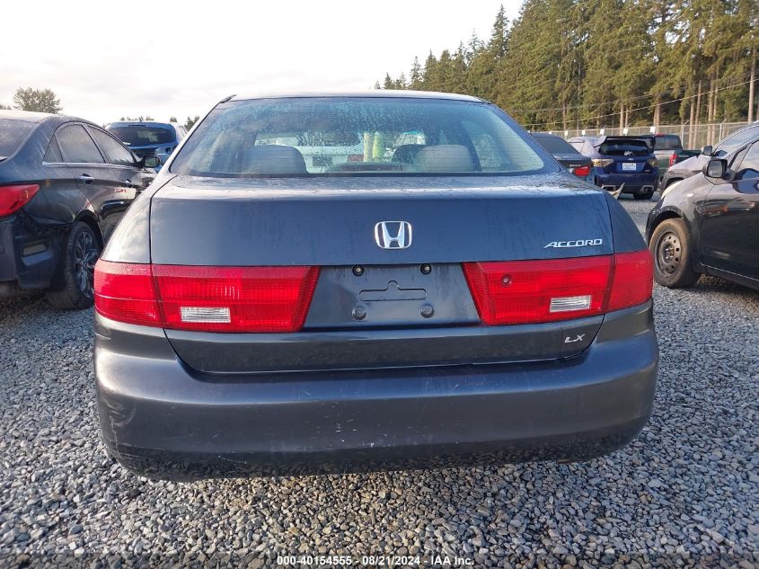 2005 Honda Accord 2.4 Lx VIN: 1HGCM56425A159789 Lot: 40154555