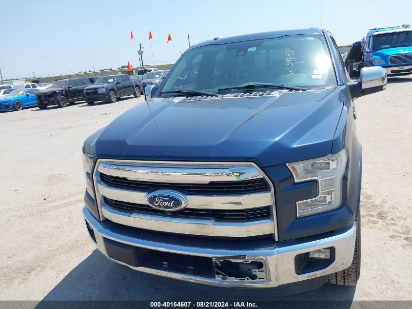 2015 FORD F-150 LARIAT - 1FTEW1CG8FFB97282