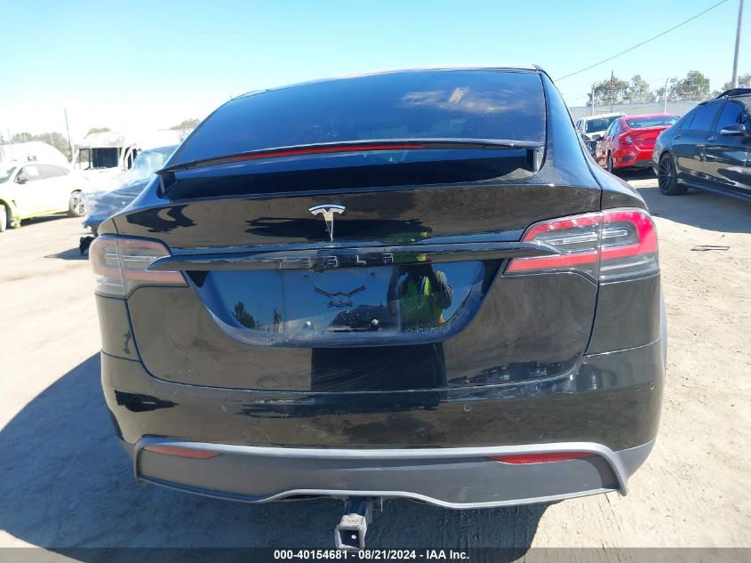 2021 Tesla Model X Long Range Dual Motor All-Wheel Drive VIN: 5YJXCBE57MF326410 Lot: 40154681