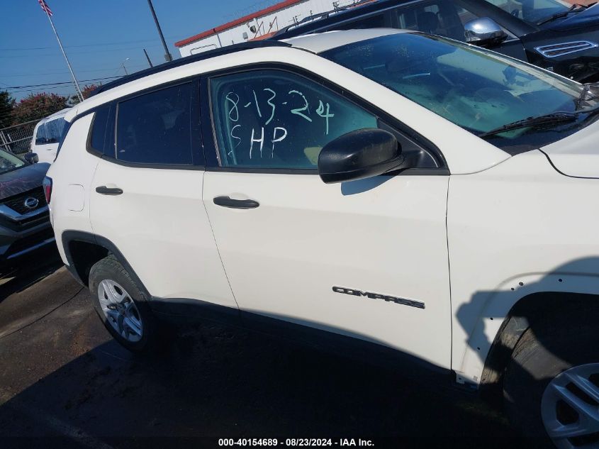 2018 JEEP COMPASS SPORT 4X4 - 3C4NJDAB4JT484494