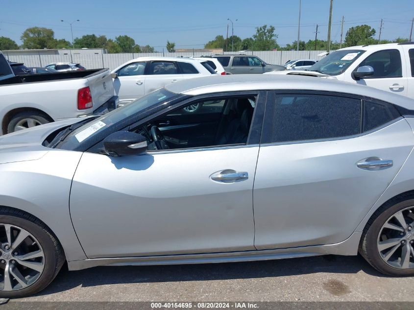 2018 Nissan Maxima 3.5S/Sv/Sl/Sr/Plat VIN: 1N4AA6AP7JC360887 Lot: 40154695