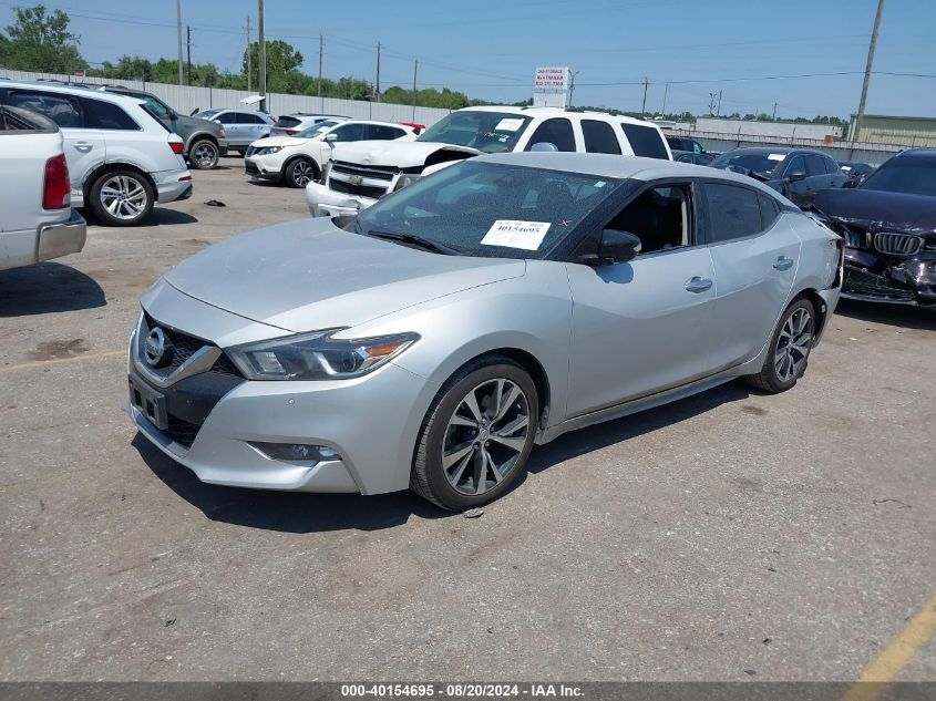 2018 Nissan Maxima 3.5S/Sv/Sl/Sr/Plat VIN: 1N4AA6AP7JC360887 Lot: 40154695