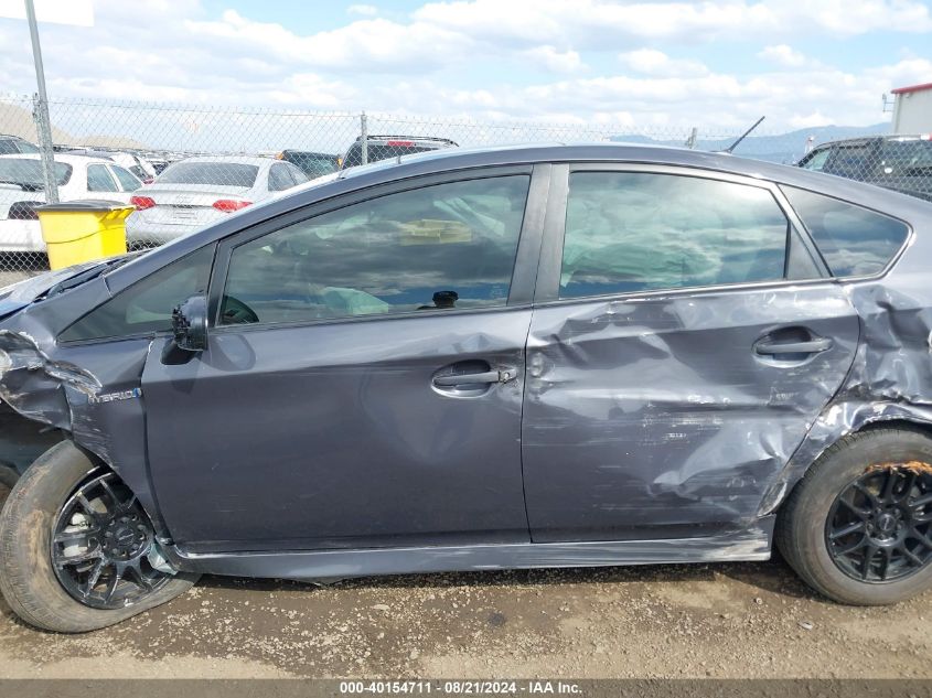 2013 Toyota Prius Three VIN: JTDKN3DU2D1621135 Lot: 40154711