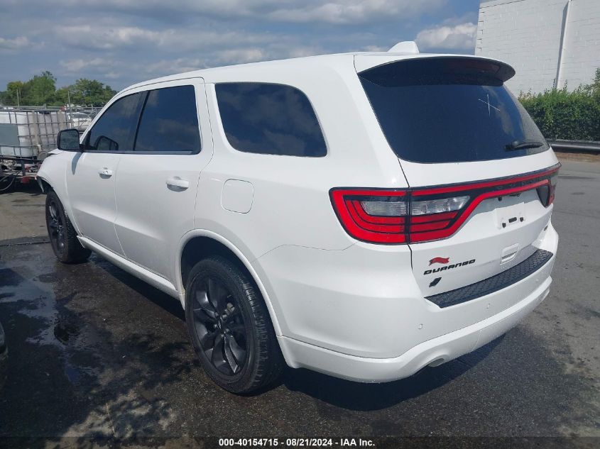 2021 Dodge Durango Gt Plus Awd VIN: 1C4RDJDG3MC658960 Lot: 40154715