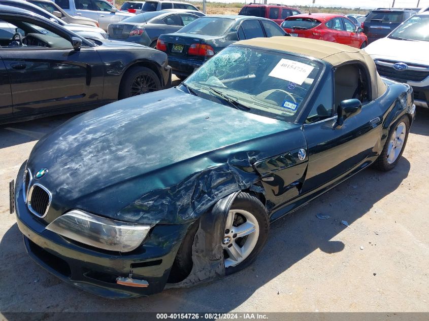 4USCH9345YLF86596 2000 BMW Z3 2.3