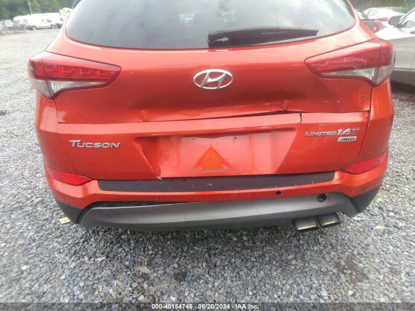 KM8J3CA27GU214088 2016 Hyundai Tucson Limited