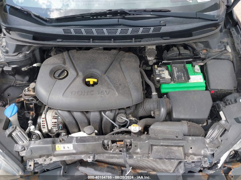 2016 Hyundai Elantra Se VIN: 5NPDH4AE3GH769987 Lot: 40154785