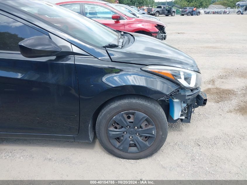 2016 Hyundai Elantra Se VIN: 5NPDH4AE3GH769987 Lot: 40154785