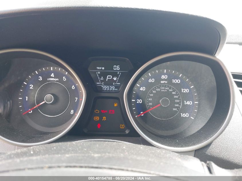 2016 Hyundai Elantra Se VIN: 5NPDH4AE3GH769987 Lot: 40154785