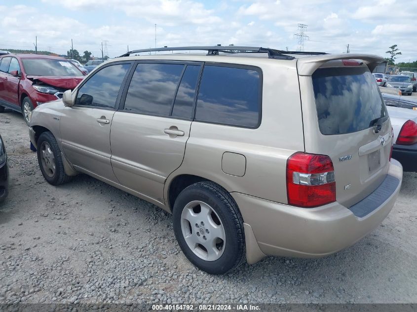 2006 Toyota Highlander Limited VIN: JTEDP21A160097472 Lot: 40154792