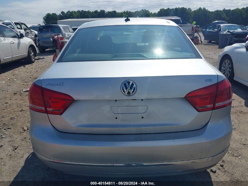 1VWCH7A3XDC095188 2013 Volkswagen Passat Sel