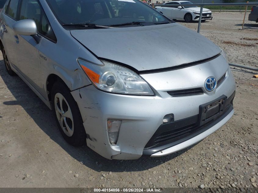 2014 Toyota Prius Two VIN: JTDKN3DU7E0374167 Lot: 40154856