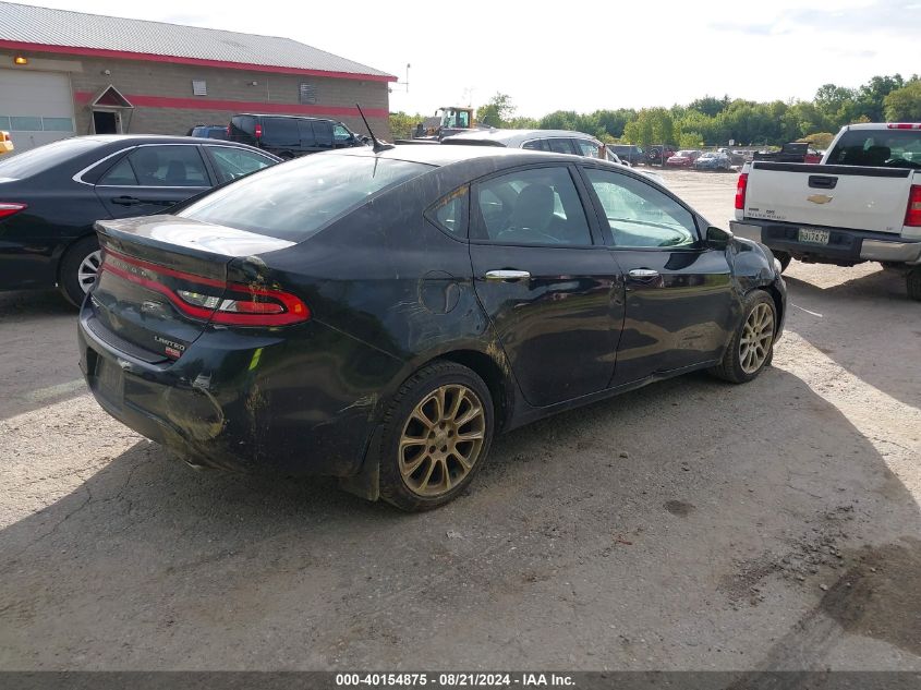 2013 Dodge Dart Limited/R/T VIN: 1C3CDFCH6DD258841 Lot: 40154875