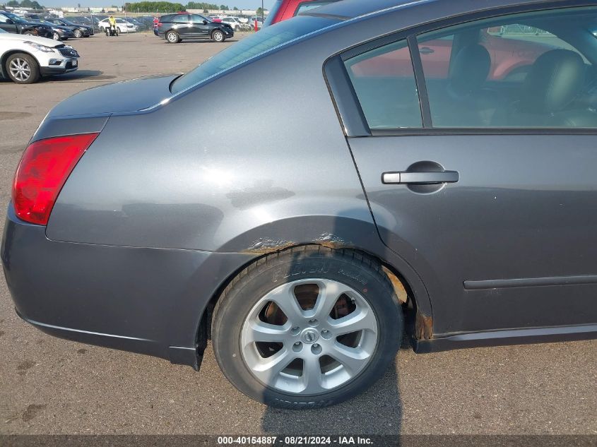 2007 Nissan Maxima 3.5 Sl VIN: 1N4BA41E47C860652 Lot: 40154887