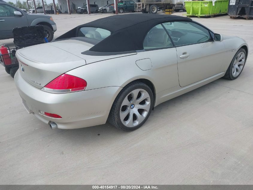 2004 BMW 645 Ci Automatic VIN: WBAEK73434B320914 Lot: 40154917