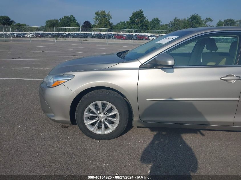 2016 Toyota Camry Le VIN: 4T4BF1FK6GR524182 Lot: 40154925