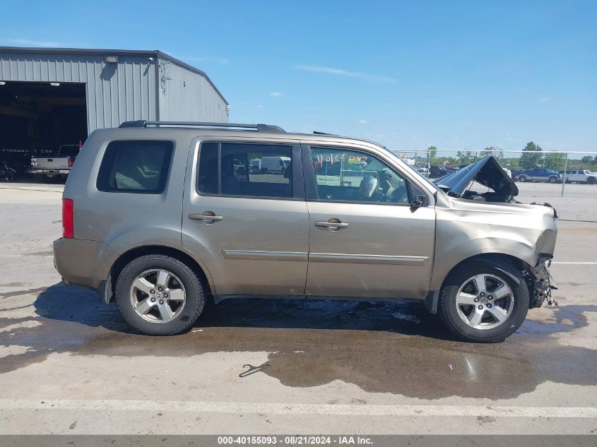 2009 Honda Pilot Ex-L VIN: 5FNYF48569B021393 Lot: 40155093