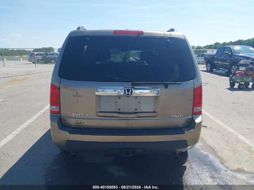 2009 Honda Pilot Ex-L VIN: 5FNYF48569B021393 Lot: 40155093