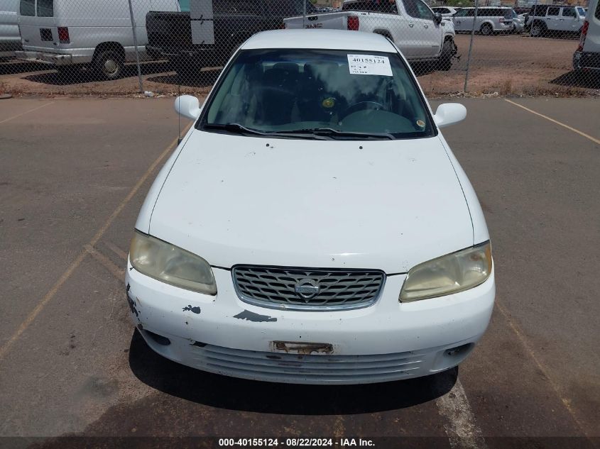 2002 Nissan Sentra Xe VIN: 3N1CB51D32L601854 Lot: 40155124