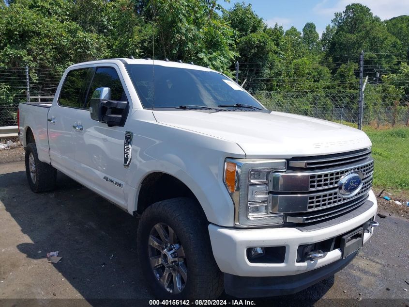 2017 Ford F-250 Platinum VIN: 1FT7W2BT8HED49163 Lot: 40155142