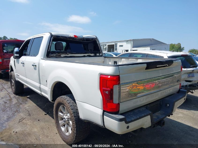 2017 Ford F-250 Platinum VIN: 1FT7W2BT8HED49163 Lot: 40155142