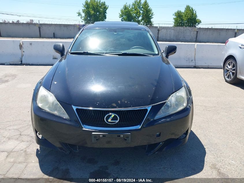 2006 Lexus Is 350 VIN: JTHBE262062006732 Lot: 40155157