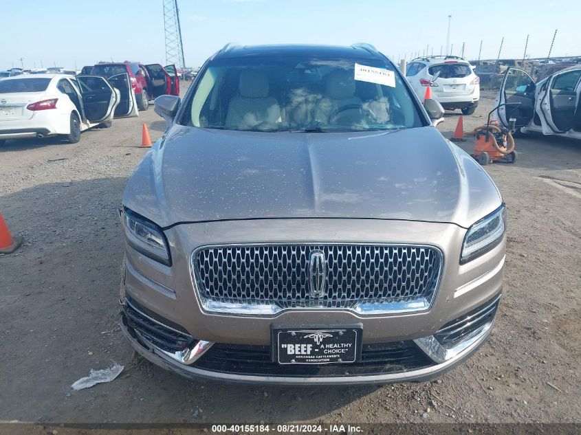 2020 Lincoln Nautilus Reserve VIN: 2LMPJ8K90LBL07032 Lot: 40155184