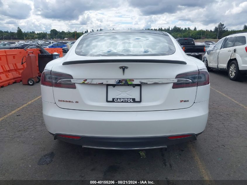 2012 Tesla Model S Performance/Signature Performance VIN: 5YJSA1DP8CFS00133 Lot: 40155206