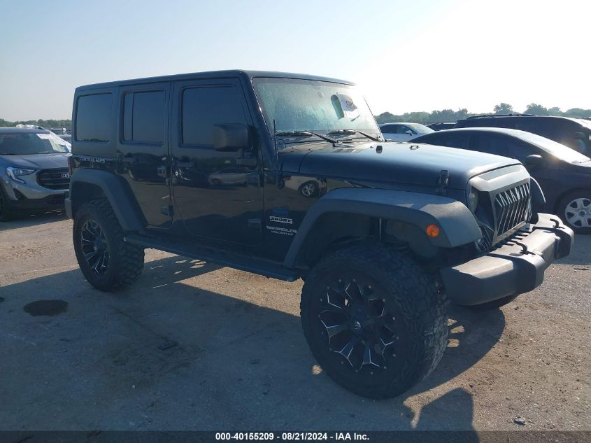 2015 Jeep Wrangler Unlimited Sport VIN: 1C4BJWDG0FL581295 Lot: 40155209