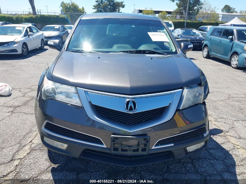 2012 Acura Mdx Technology Package VIN: 2HNYD2H38CH533581 Lot: 40155221