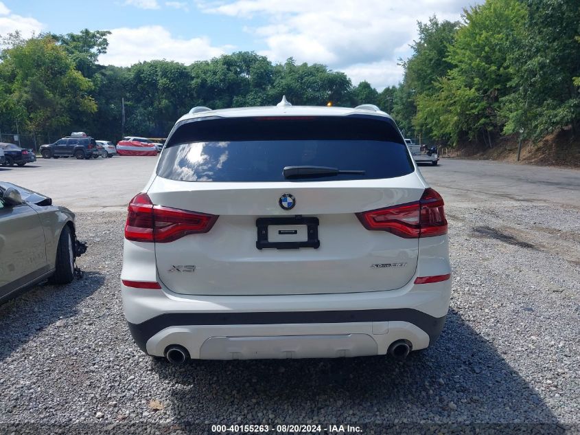 2021 BMW X3 xDrive30I VIN: 5UXTY5C08M9F57563 Lot: 40155263