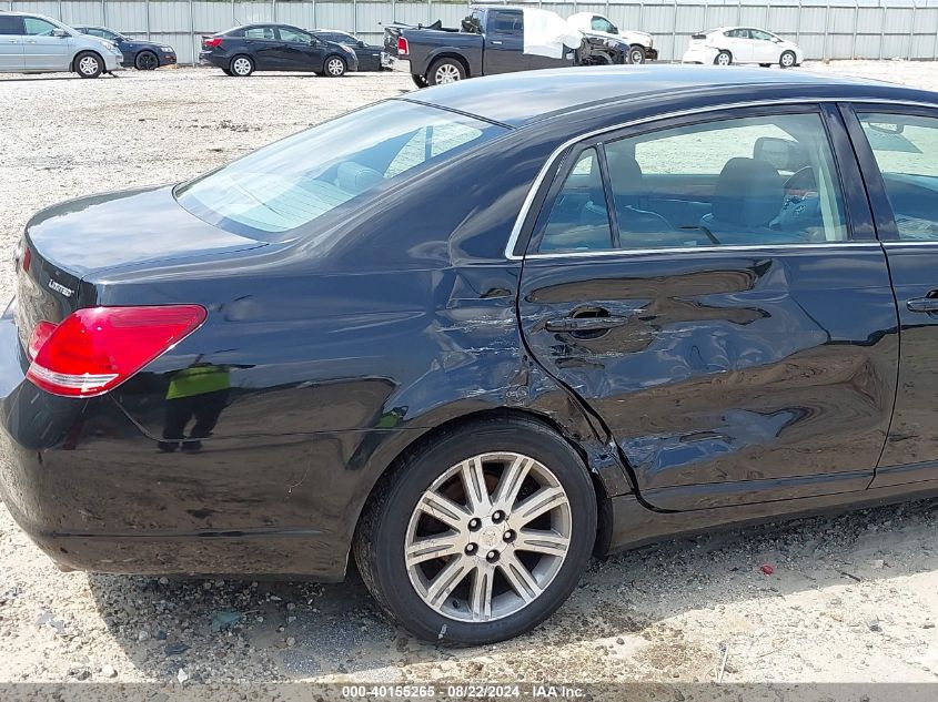 2005 Toyota Avalon Limited VIN: 4T1BK36B25U012465 Lot: 40155265