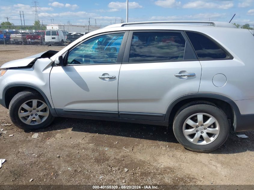 2011 Kia Sorento Lx VIN: 5XYKT4A17BG165717 Lot: 40155309