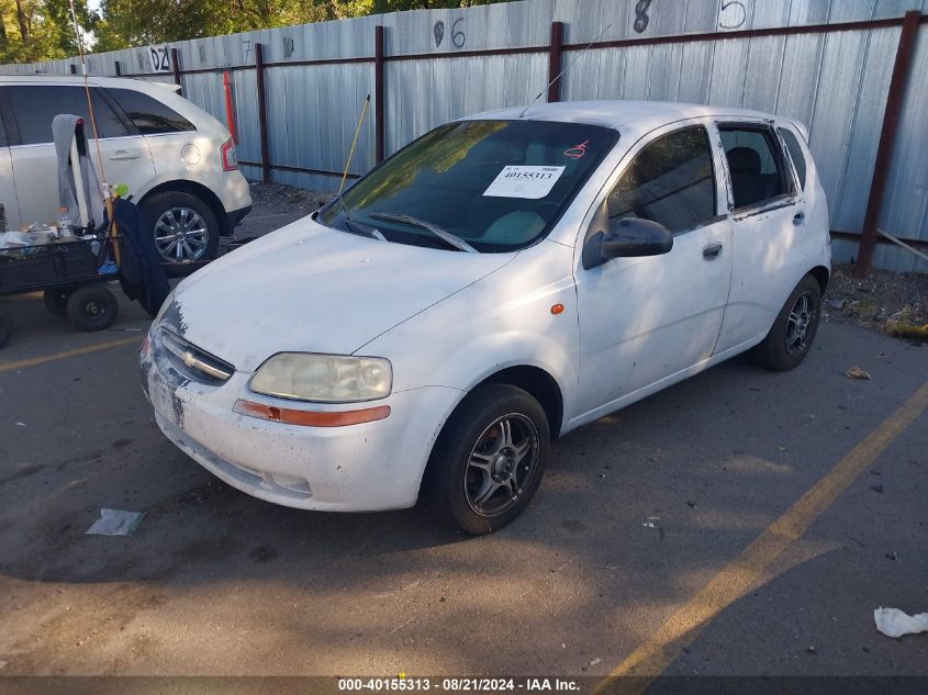 2004 Chevrolet Aveo VIN: KL1TD62694B206005 Lot: 40155313