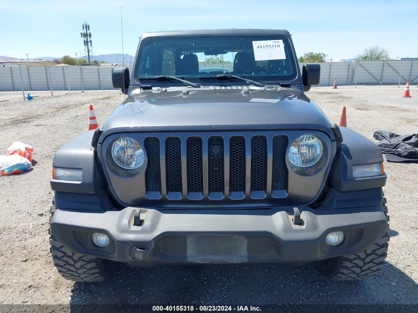 2018 Jeep Wrangler Unlimited Sport S 4X4 VIN: 1C4HJXDG7JW123499 Lot: 40155318