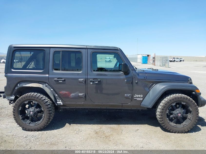 2018 Jeep Wrangler Unlimited Sport S 4X4 VIN: 1C4HJXDG7JW123499 Lot: 40155318