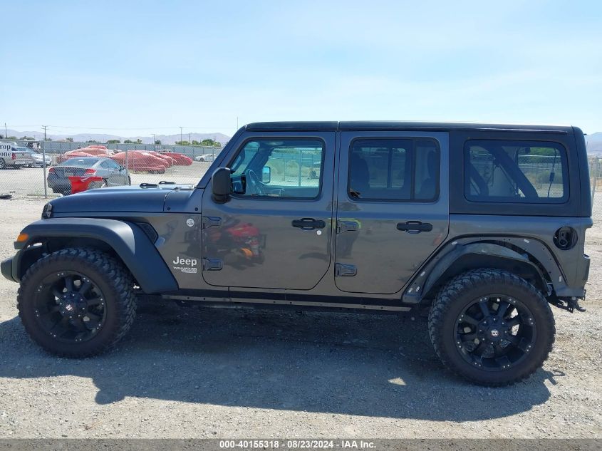 2018 Jeep Wrangler Unlimited Sport S 4X4 VIN: 1C4HJXDG7JW123499 Lot: 40155318