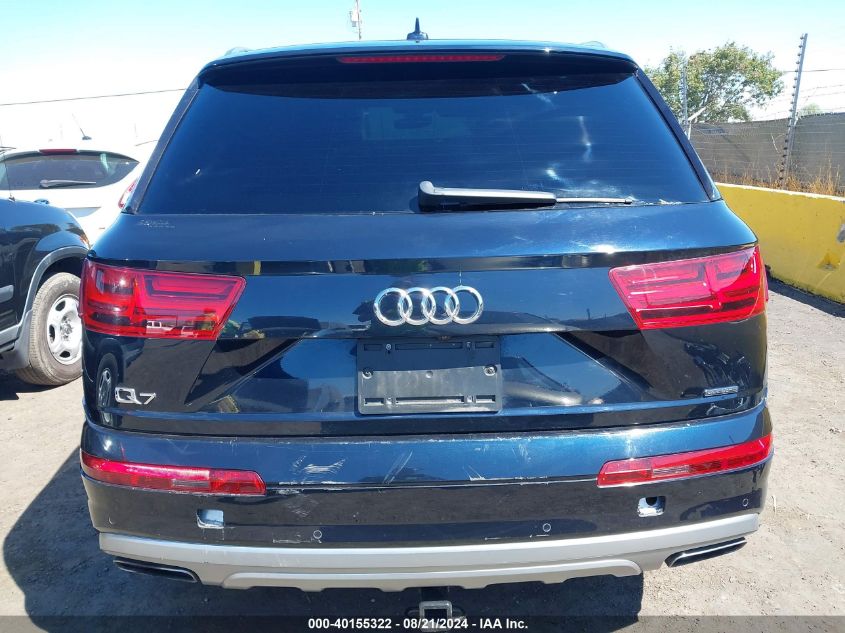 2017 Audi Q7 Premium Plus VIN: WA1LHAF77HD045029 Lot: 40155322