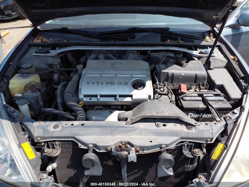 2005 Lexus Es 330 VIN: JTHBA30G855096084 Lot: 40155348